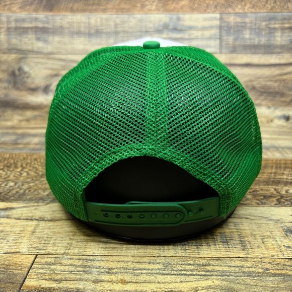 Gumby Mens Trucker Hat Green Snapback 1950s Clay Cartoon Throwback Baseball Cap - Picture 5 of 8